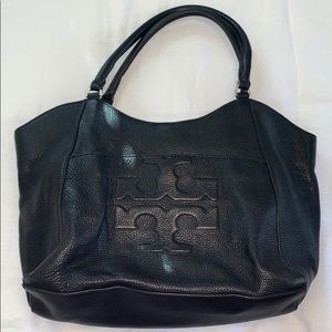 Black Tory Burch tote! Large!